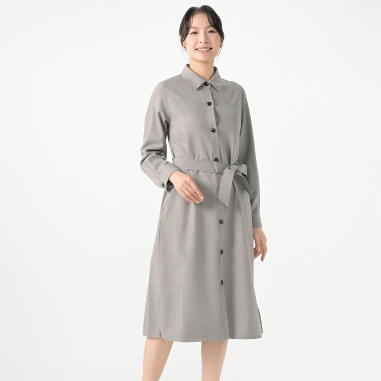 Oh My Tailor UVカット シャンブレーシャツワンピース