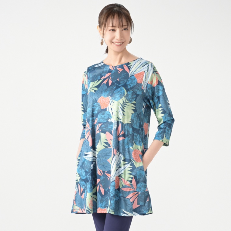 Makana na Kathy ラウハラプリントチュニック