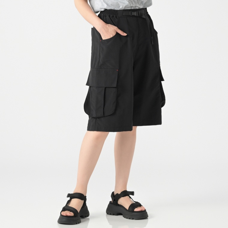 UNILOA3C シャカシャカカーゴハーフパンツ