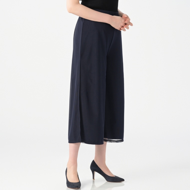 BOUTIQUE JUNKO チュールレイヤードデザインパンツ