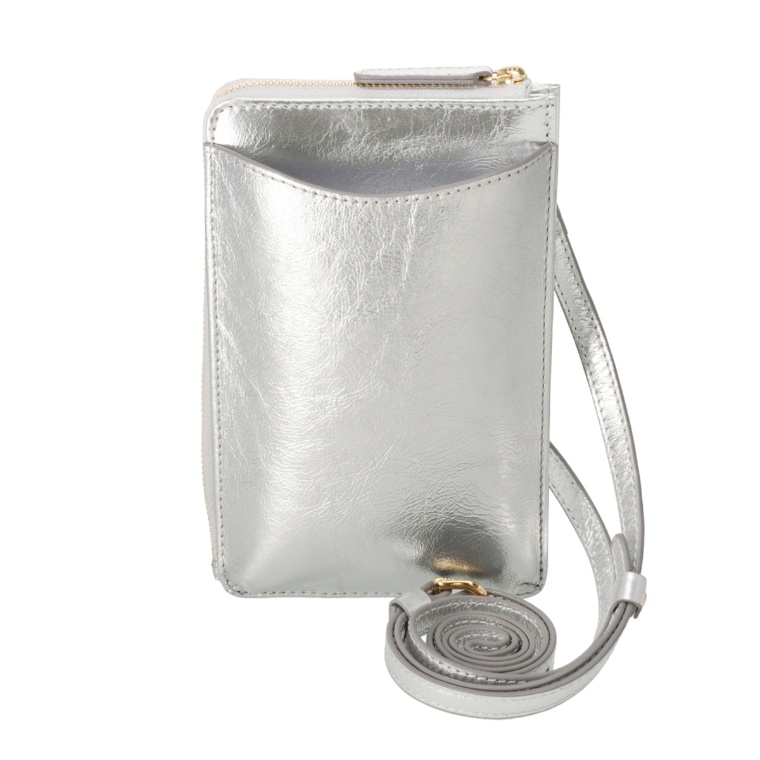 Anne Coquine カーフレザーモバイルパスポーチ