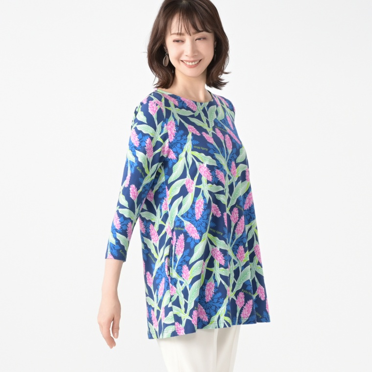 キャシーマム プルオーバーカットソー レッドジンジャー