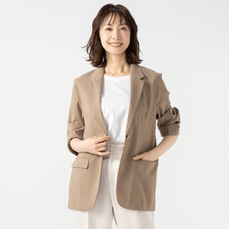 CARRIERE サラサラゆるテーラードジャケット