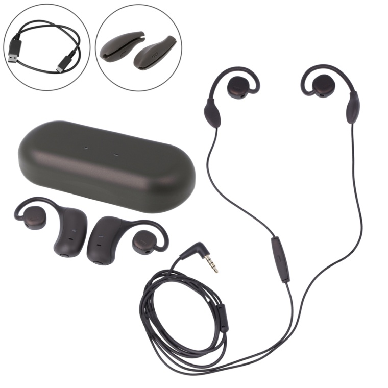 nwmオープンイヤー型 完全ワイヤレス 耳スピーカー 豪華セット