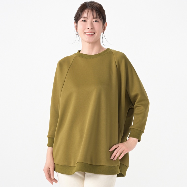 Provador 鹿の子ポンチサーキュラーチュニック