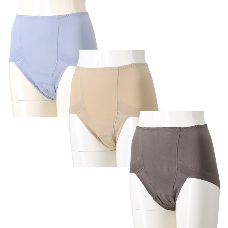 スタイルセレブリティ+PLUS吸水消臭綿混ショーツ3枚M-3L