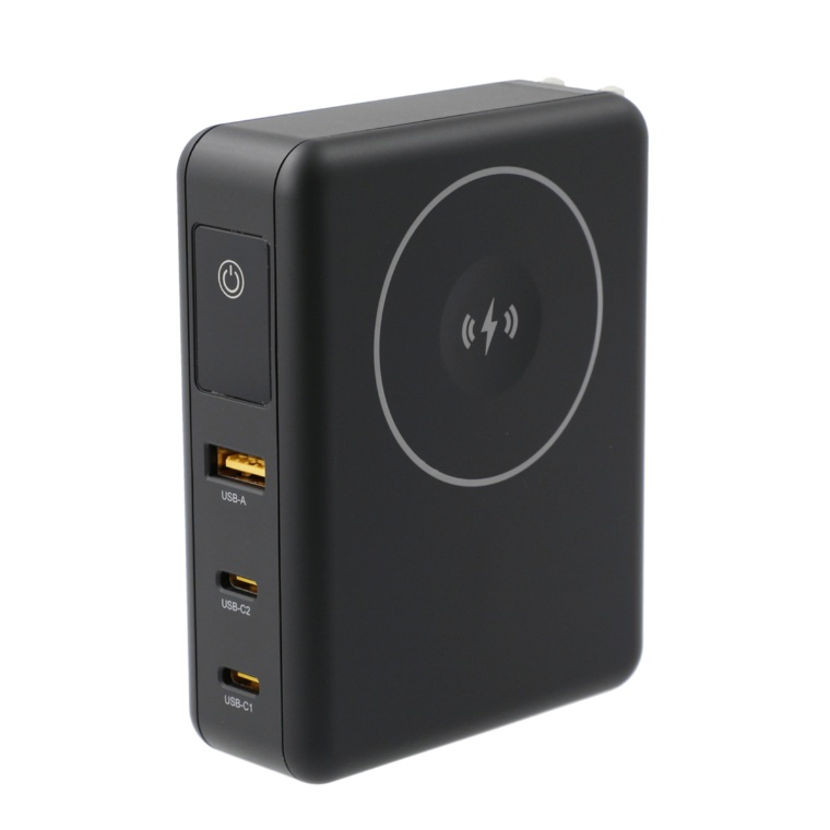 HIDISC AC付10000mAhモバイルバッテリー