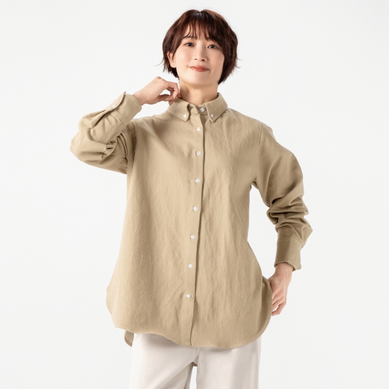 Notice//colors 体型カモフラージュシャツジャケット