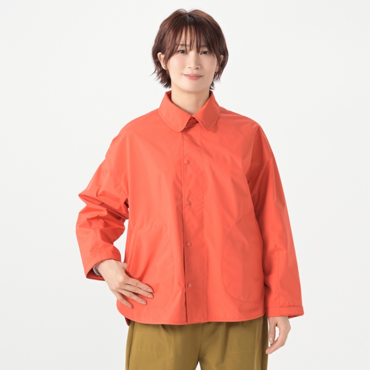 Carney 撥水ボンディング背負えるコーチジャケット