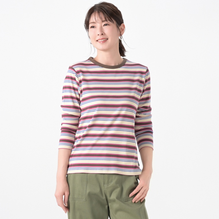 Carney オリジナル マルチボーダープルオーバー