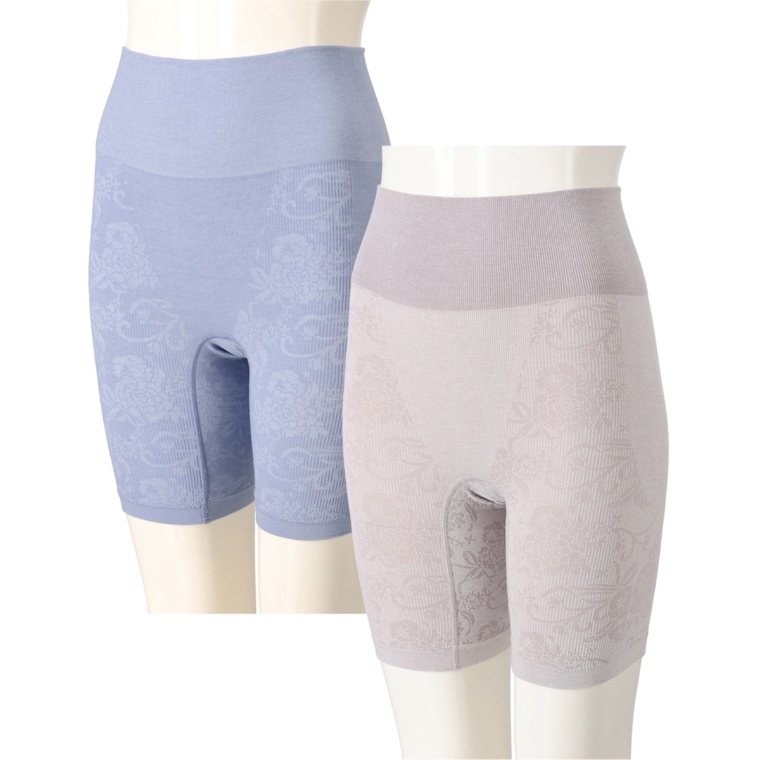 杉原杏璃 ブーケ柄綿混ガードル カラーが選べる2点