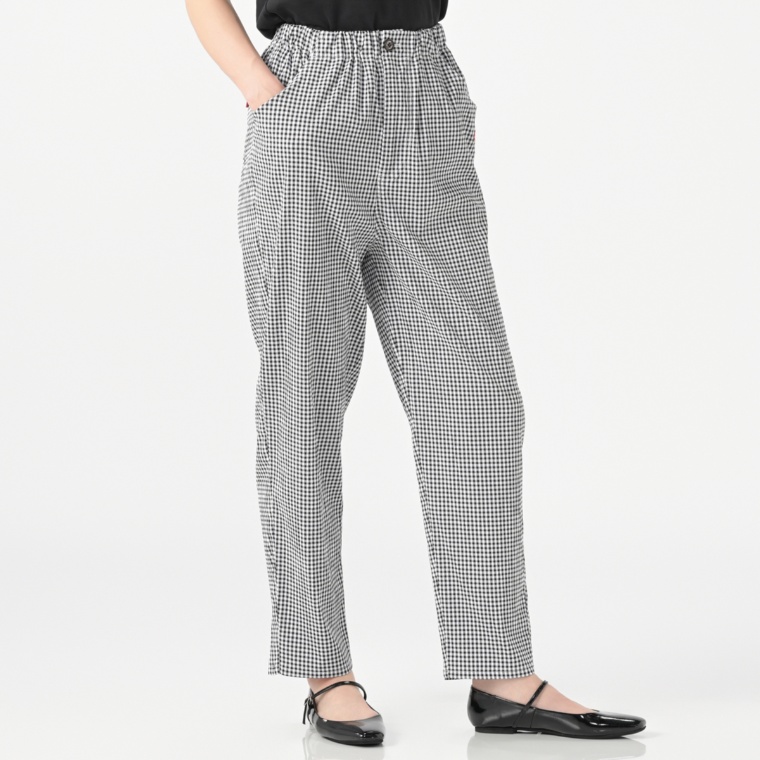 McGREGOR CLASSIC ギンガムワイドテーパードパンツ