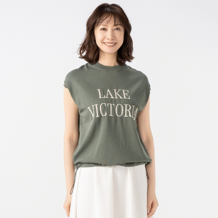 Coeur sucre メッセージニットプルオーバー