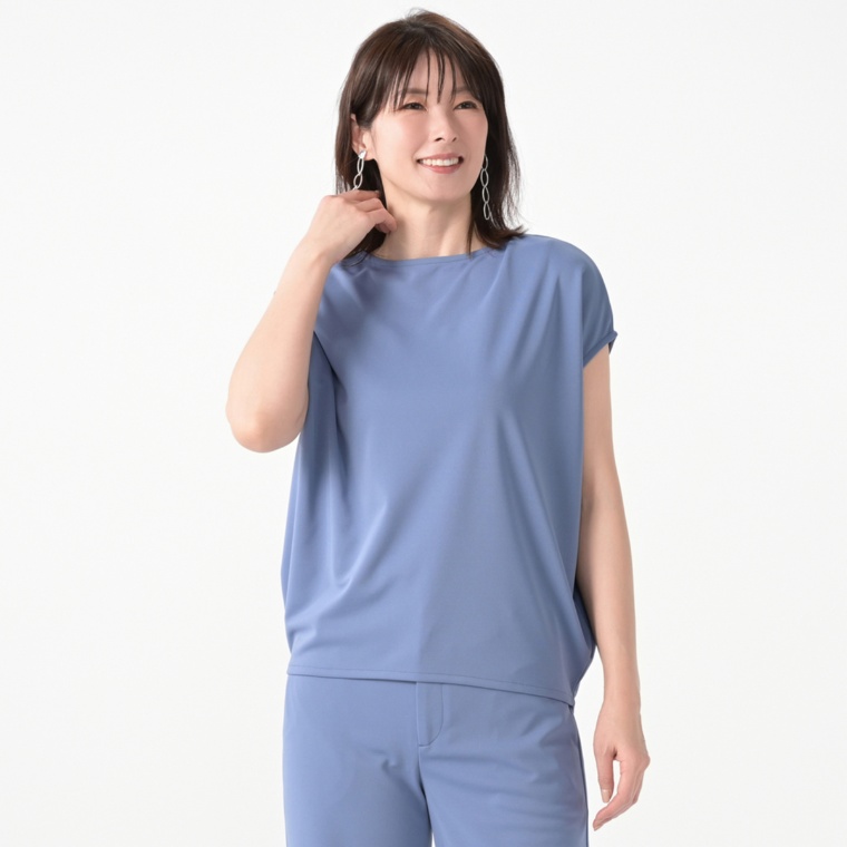 Oh My Tailor トロピカルジャージコクーンブラウス