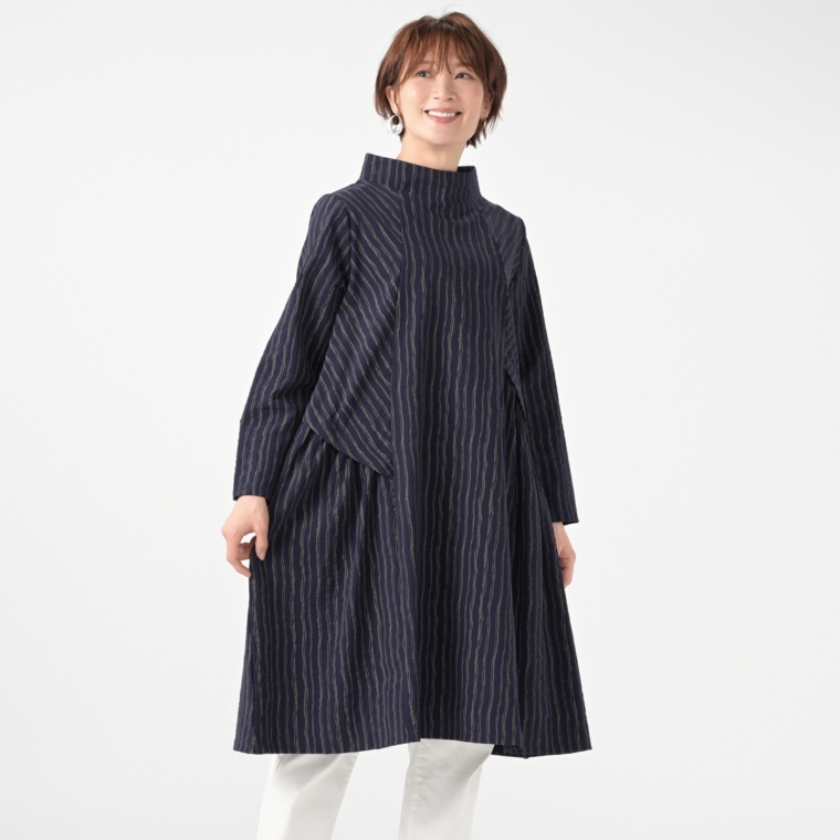 HELA ストライププリントワンピース