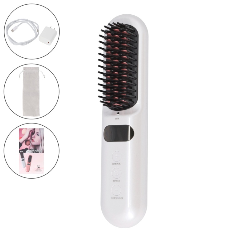 ハントキー 髪ツヤ コードレスブラシアイロン