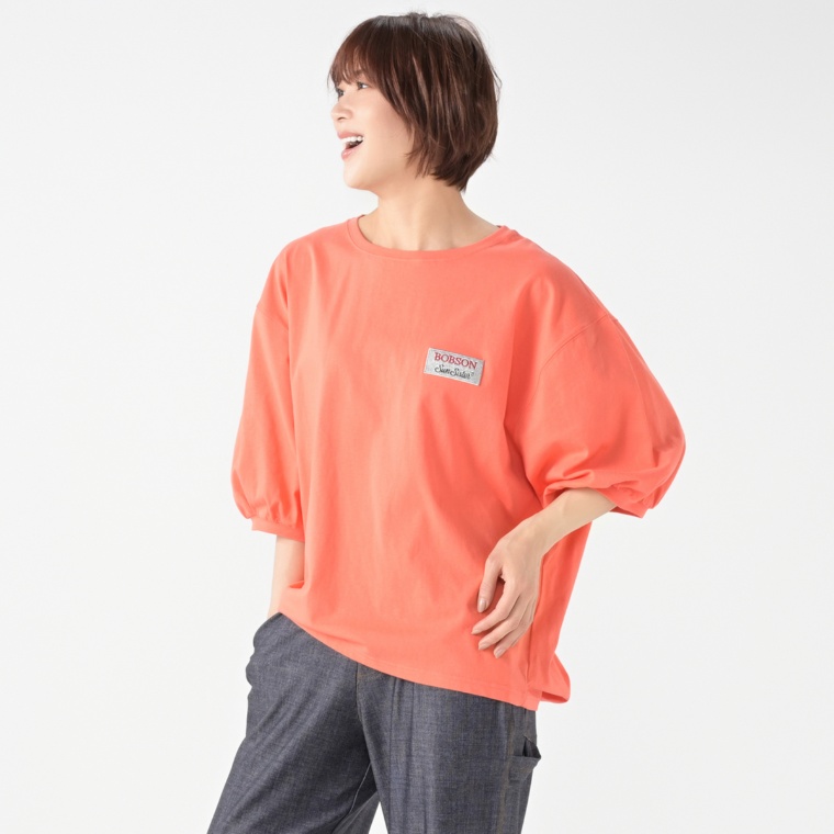 BOBSON SunSister 綿100%ゆったりプルオーバー