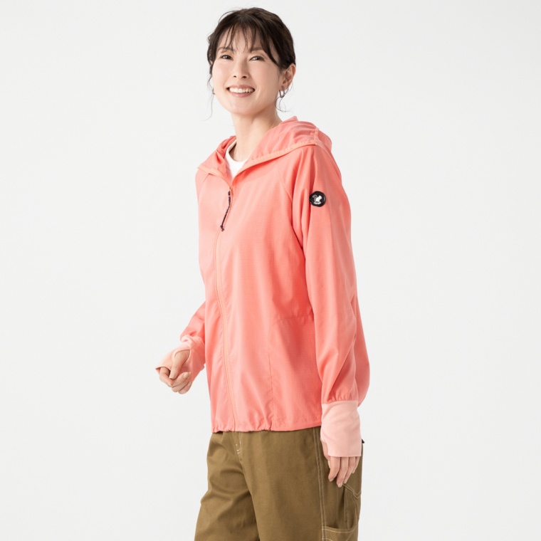 Carney 涼感! 接触冷感&虫よけ UVカットパーカー