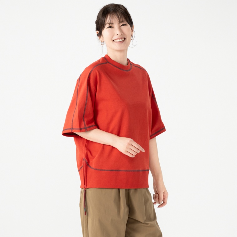 Carney スライダーアクセント タフコットンプルオーバー