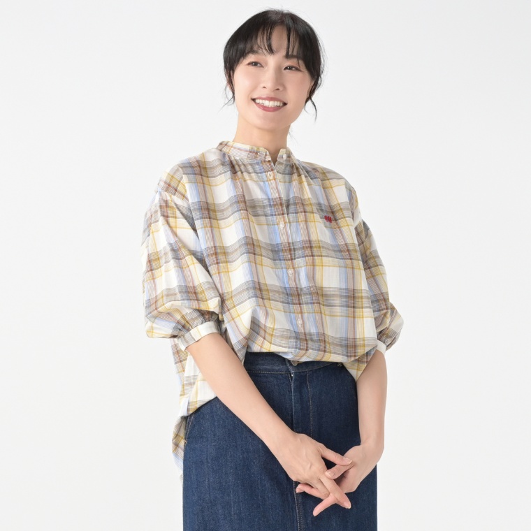 McGREGOR CLASSIC マドラスチェック5分袖シャツ