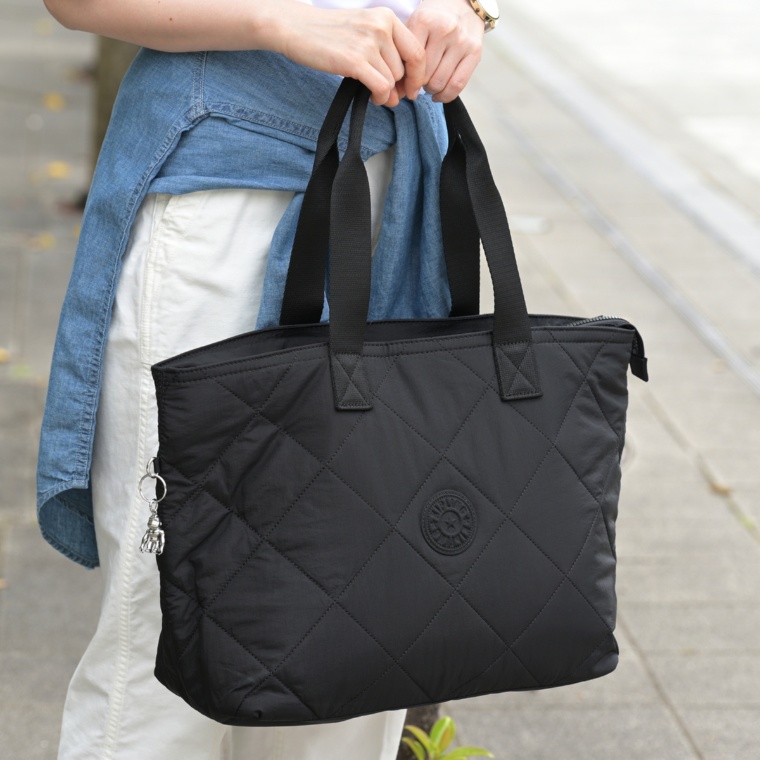 Kipling QUILT コリッサ トートバッグ[PC収納可]