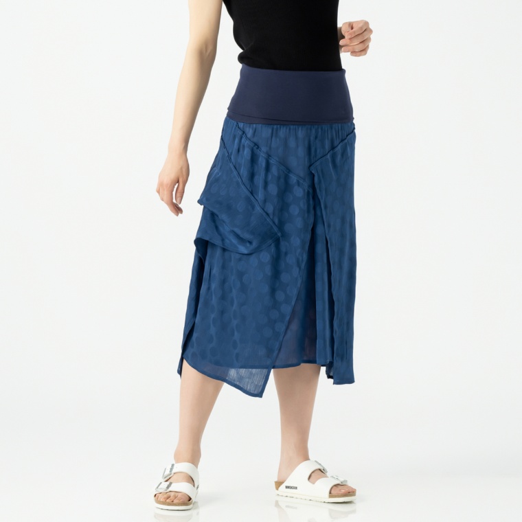 KawaiOkada ドット柄デザインスカート