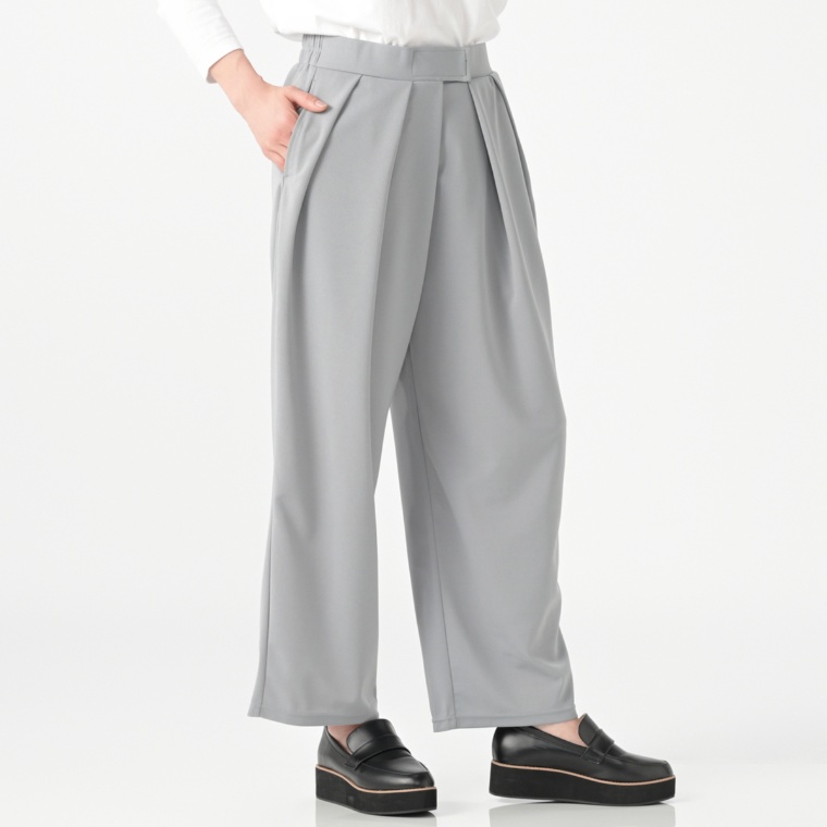 marie claire/bis UVマジックシルエットワインドパンツ