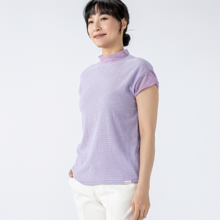 marie claire/bis UV ジャガードプルオーバー