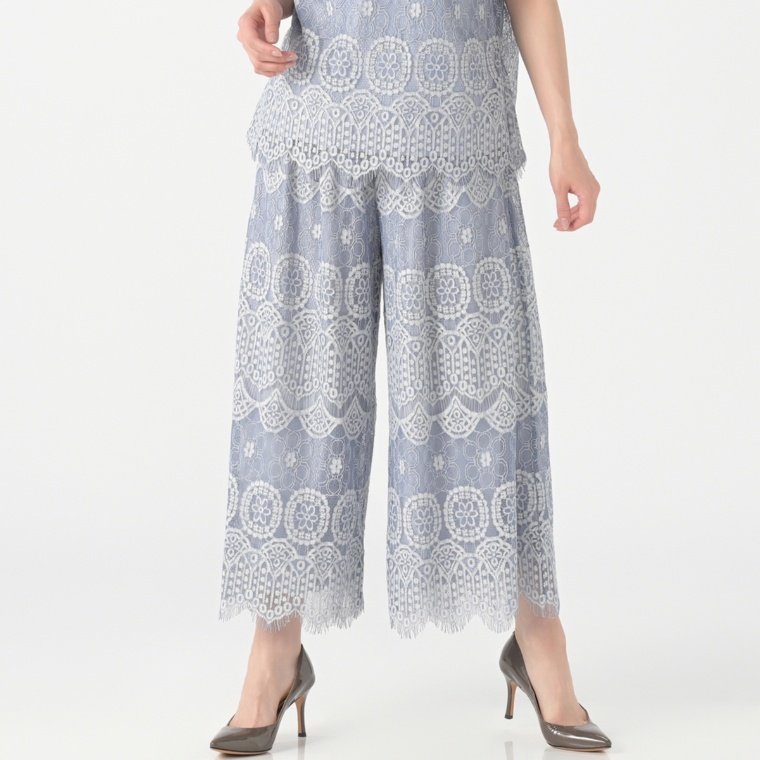 calma スカラレース ラグジュアリーパンツ