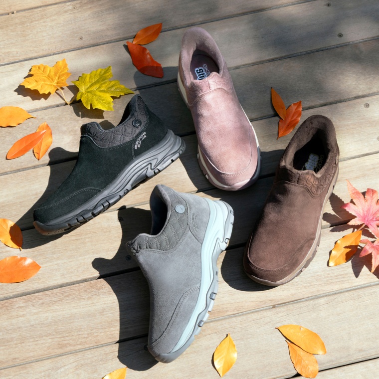 スケッチャーズ スリップインズ トレゴ スエードレザースリッポン