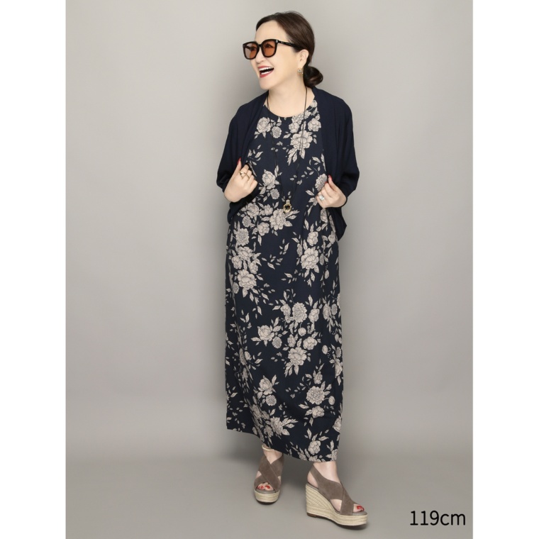 Anne Coquine 選べる着丈ニットボレロ付きワンピース