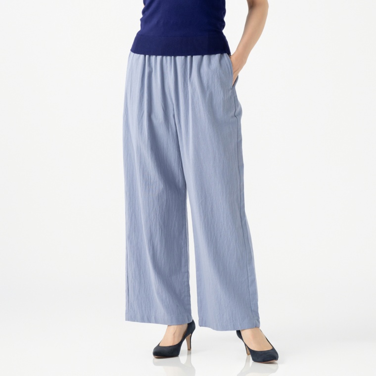 Provador コットン100% ストーンウォッシュ加工ワイドパンツ