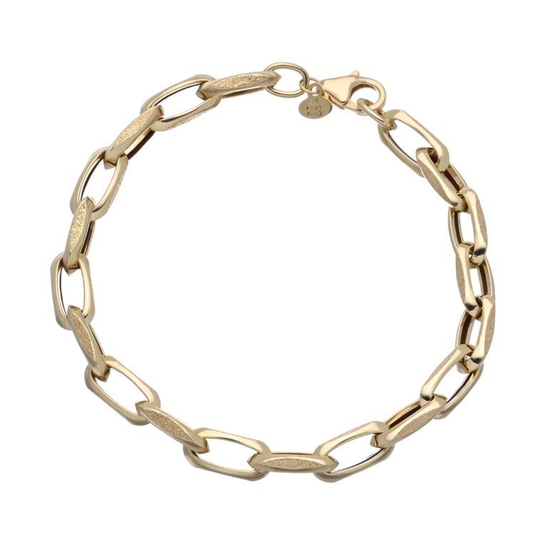 UNOAERRE 18KYG エレノア デザインブレスレット