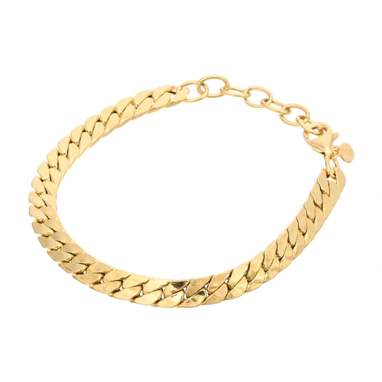 UNOAERRE 18KYG レガートチェーン ブレスレット