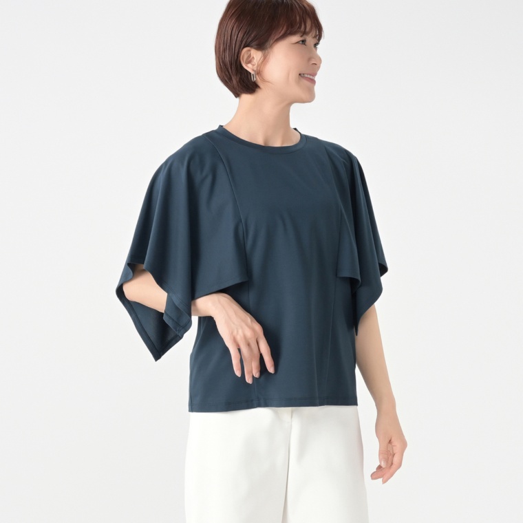 alsome ケープショルダープルオーバー