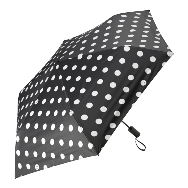 Anne Coquine オリジナルプリント晴雨兼用プッシュ傘