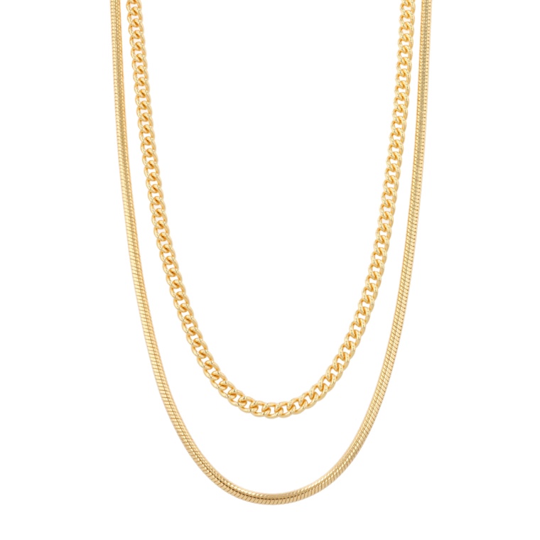 Roma1947 シルバー925 ペルフェット レイヤード ネックレス