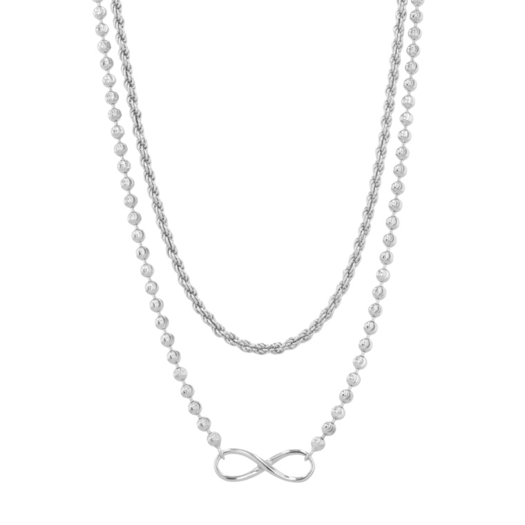 Roma1947 シルバー925トゥルッコディコルテ レイヤードネックレス