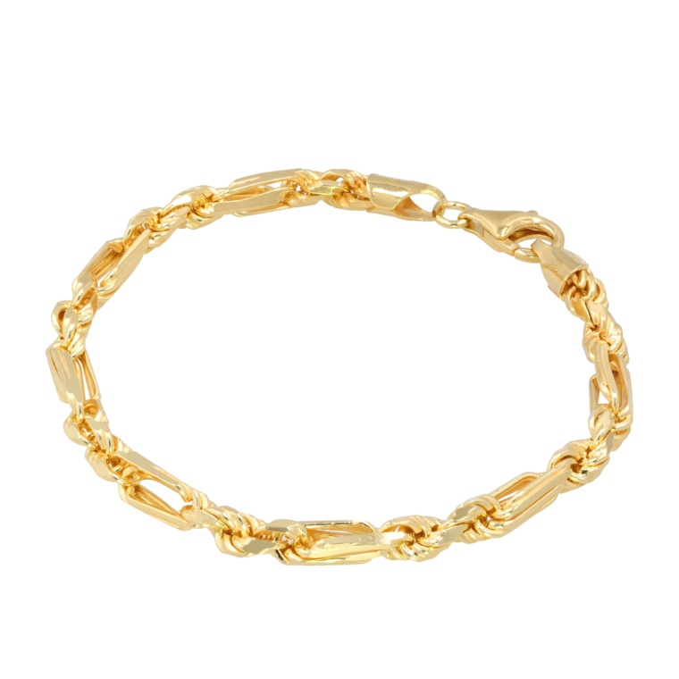 Roma1947 シルバー925コルダフィガロ デザインブレスレット