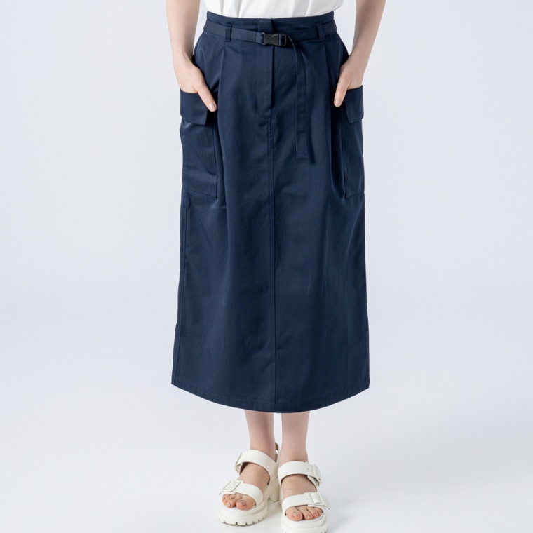 Carney ナローライン ビックポケットカーゴスカート