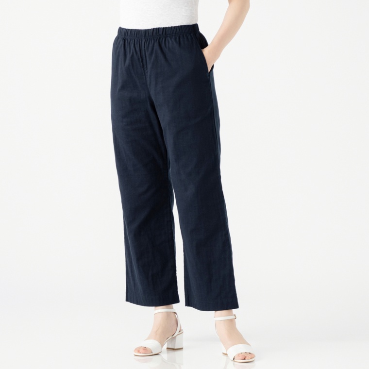 Provador 日本製ダブルガーゼセミワイドパンツ