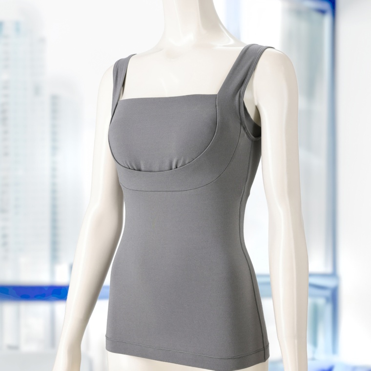 BRNYピース 綿混楽々デイリーバストキープブラキャミ