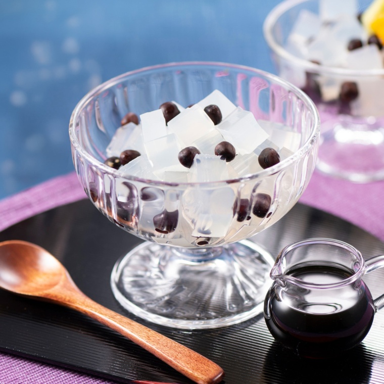 SSK 黒みつ豆寒天 8缶