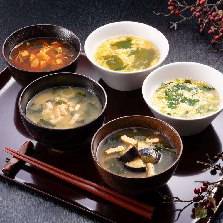 銀座ろくさん亭 スープと味噌汁5種 30食入り