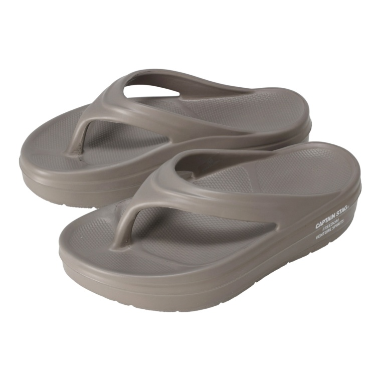 キャプテンスタッグ 厚底リカバリートングサンダル