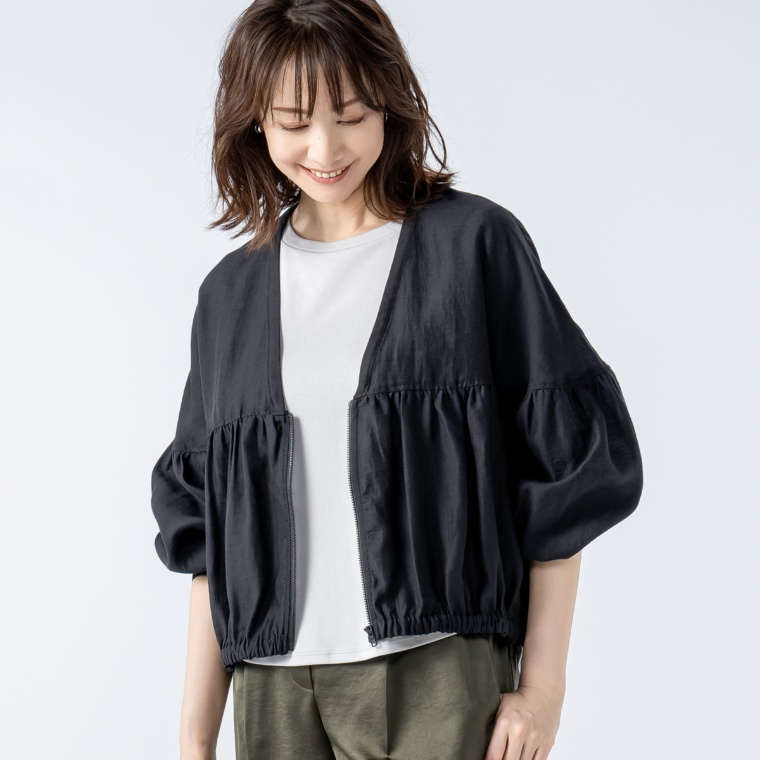 Remite シアーシャーリングブルゾン