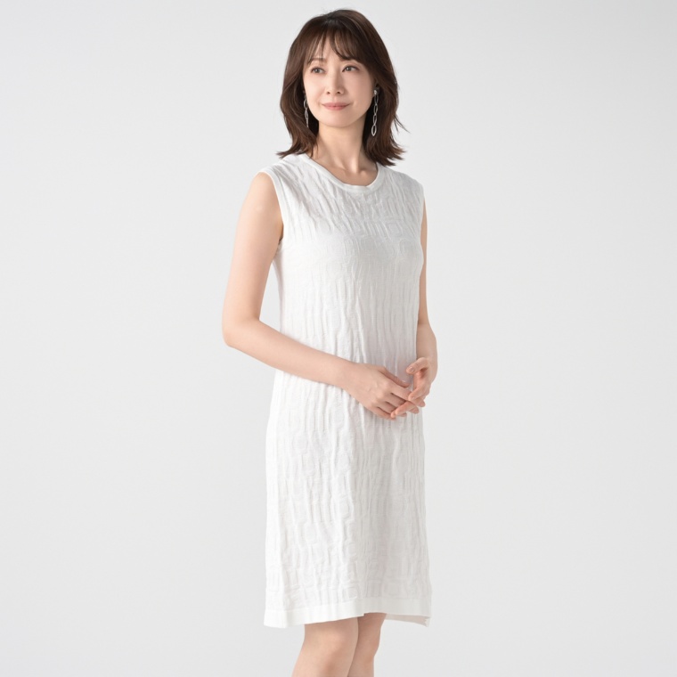 MASAGO リンクスガーター編みワンピース