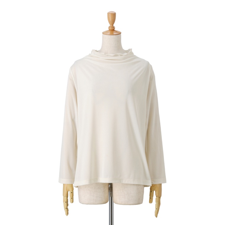 Makana na Kathy シア-チュールボトルネックプルオーバー