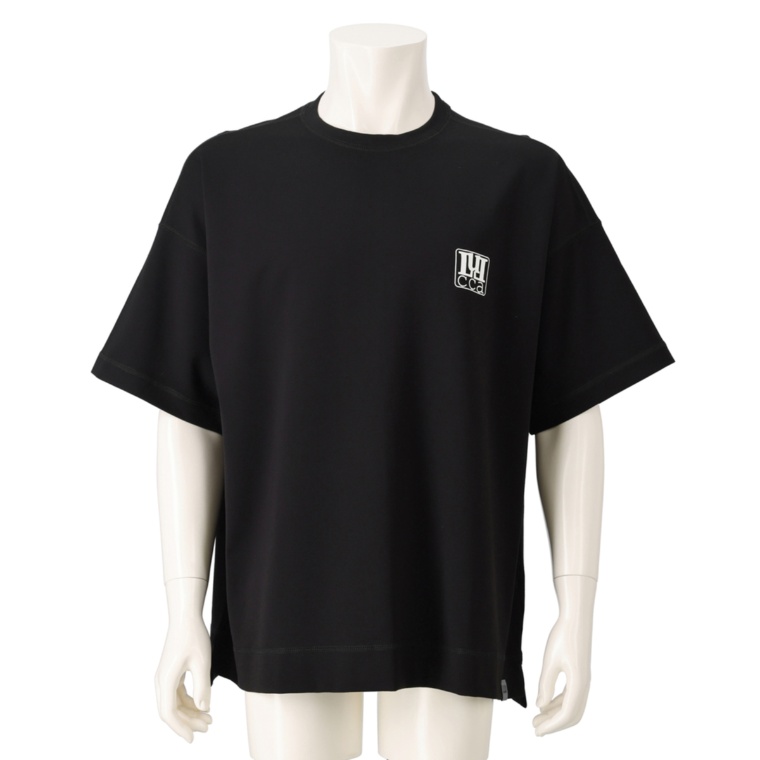 Lucca Uomo alla moda ワンポイントプリントＴシャツ