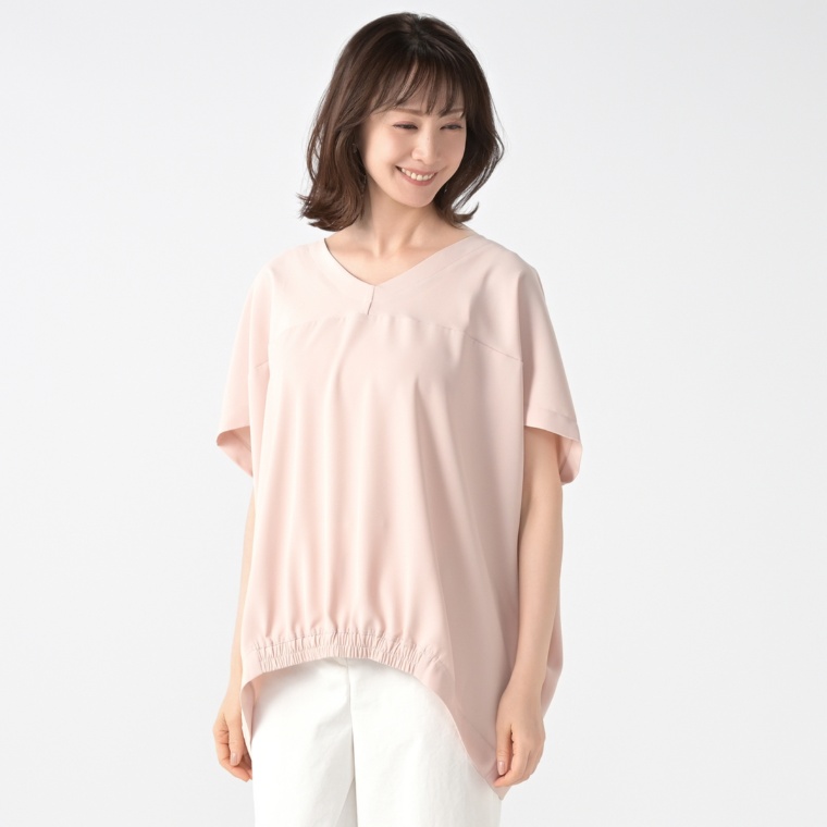 YukaKoshino トライアングルカフのBIGシルエットプルオーバー